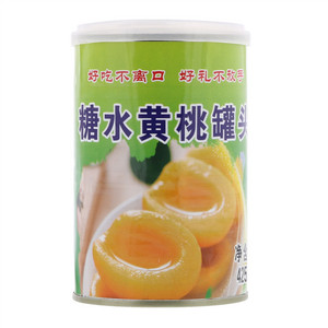 渠源糖水黄桃罐头