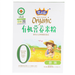 婴之冠原味有机营养米粉