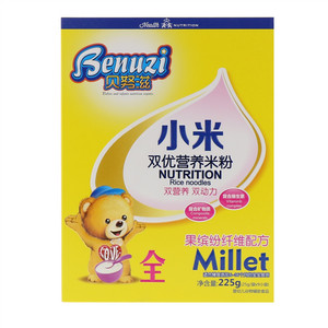 贝努滋果缤纷纤维配方小米双优营养米粉