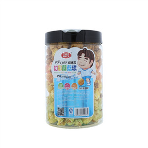 艾美克幻彩蘑菇球爆米花（缤纷混合口味：奶油?焦糖?草莓?青苹果）AMICA  POPCORN 120克