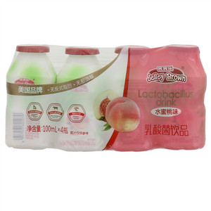 Jelley Brown界界乐水蜜桃味乳酸菌饮品