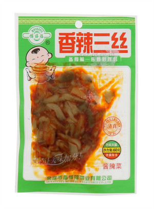 备得福香辣三丝60g