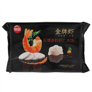 思念480g至臻鱼籽虾仁水饺