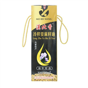 漠北香冷榨亚麻籽油