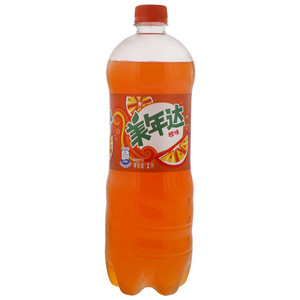 美年达橙味汽水