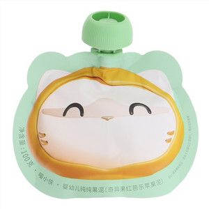 喵小侠奇异果红芭乐苹果婴幼儿纯纯果泥