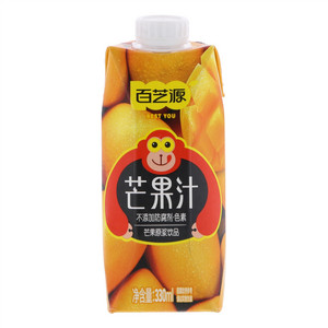   百芝源芒果原浆饮品