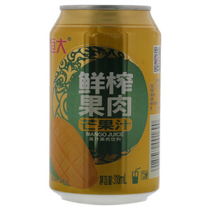 果肉芒果果汁饮料