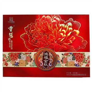 重冠鸿福金秋月饼