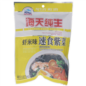 海天纯生虾米味速食紫菜