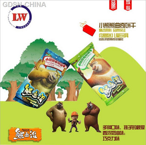 乐比卡通小熊熊曲奇饼干(巧克力味)