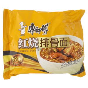 康师傅红烧排骨面
