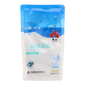 鲁晶牌未加碘立袋一品海晶盐（夙沙煮海系列）