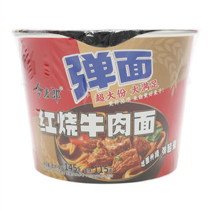 今麦郎红烧牛肉面