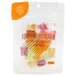 酷巴兔什锦味维C果胶软糖