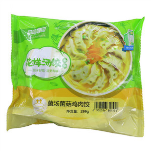 美邻小厨菌汤菌菇鸡肉饺