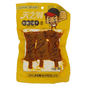 天之湘红油兰花豆干
