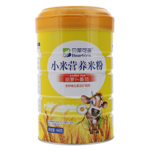 贝莱可亲胡萝卜番茄小米营养米粉