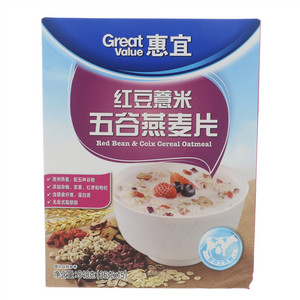 惠宜红豆薏米五谷燕麦片