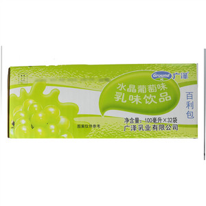 广泽水晶葡萄味乳味饮品