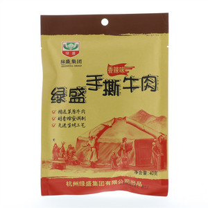 绿盛手撕牛肉香辣味40克