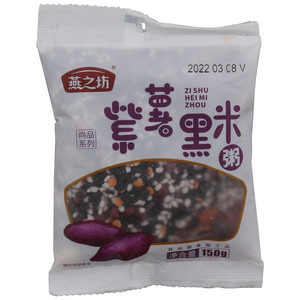 燕之坊尚品系列紫薯黑米粥
