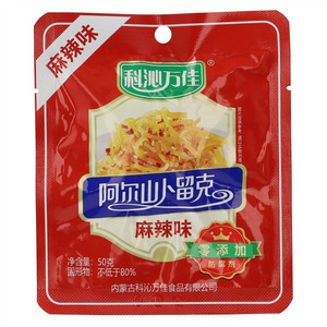 科沁万佳麻辣味阿尔山卜留克