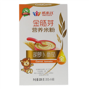 米素儿胡萝卜番茄金胚芽营养米粉