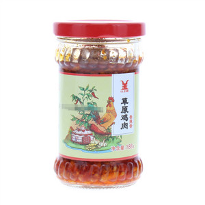 金马鞍香辣酱草原鸡肉