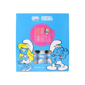 悠小君蓝精灵原味乳酸菌饮品