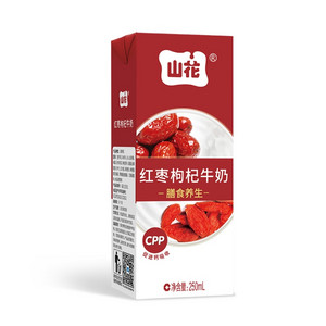 山花红枣牛奶