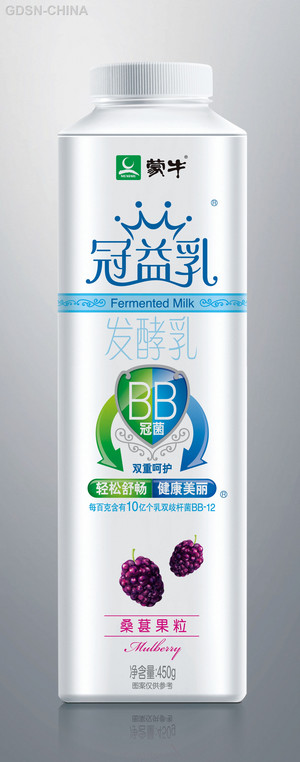 蒙牛BIO-V2轻衡冠益乳桑葚风味发酵乳