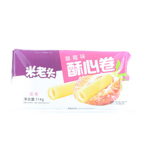 米老头酥心卷（草莓味）