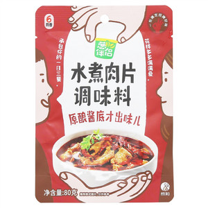 葱伴侣水煮肉片调味料80G