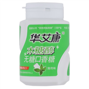 华艾康木糖醇薄荷味无糖口香糖