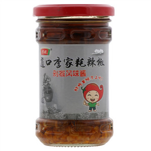 李琨道口李家耗辣椒剁椒风味酱