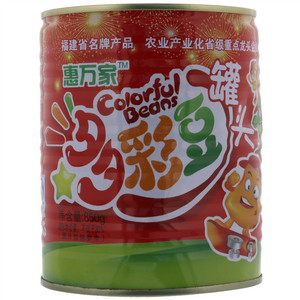 惠万家多彩豆罐头