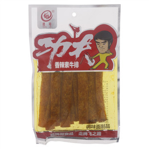 腾哥功夫香辣素牛排（调味面制品）