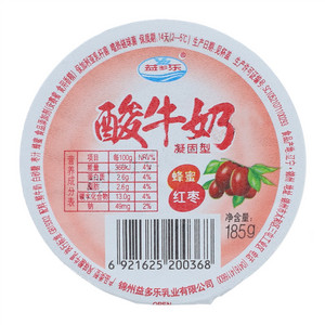 益多乐凝固型蜂蜜红枣酸牛奶