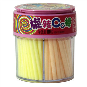 七彩霓虹旋转CC棒（苹果味、香橙味、草莓味、菠萝味）