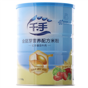千手红枣番茄牛肉金胚芽营养配方米粉