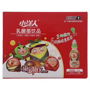 小洋人果宝特攻乳酸菌饮品
