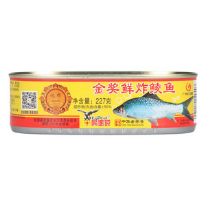 鹰金钱金奖鲜炸鲮鱼罐头