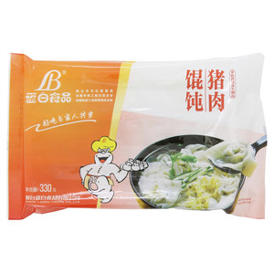 蓝白猪肉馄饨