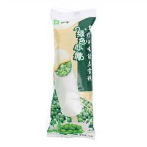 蒙牛绿色心情鲜奶口味绿豆雪糕