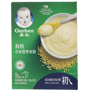 嘉宝/Gerber有机小米营养米粉