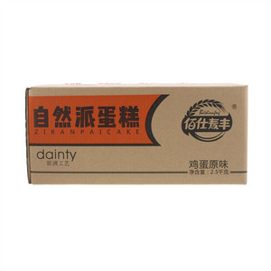 佰仕麦丰自然派蛋糕（鸡蛋原味）