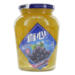 真心葡萄罐头