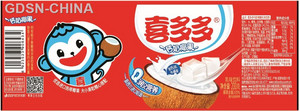 喜多多钙奶椰果乳味饮料