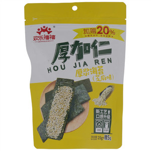 欢乐禧禧厚加仁芝麻味厚浆海苔